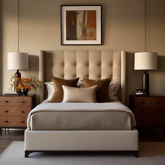 White single bed