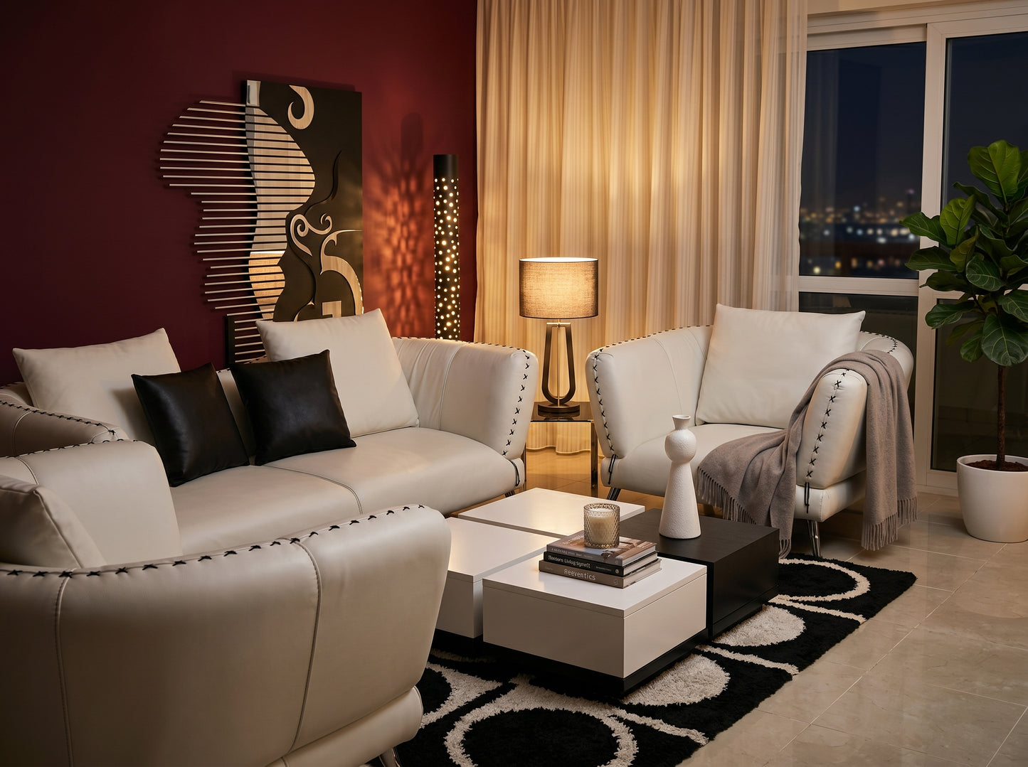 Luxurios leather lounge