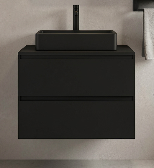 Dark Wood Vanity