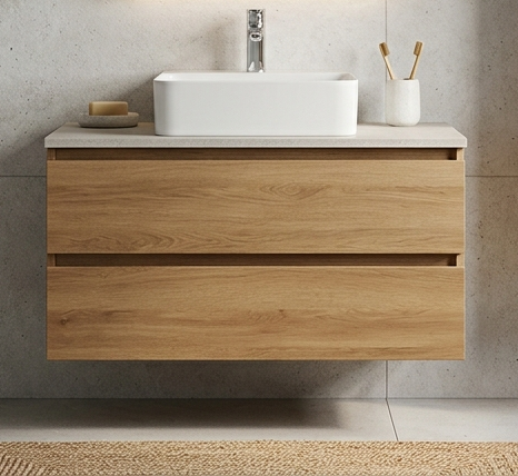 Oak Wood Vanity